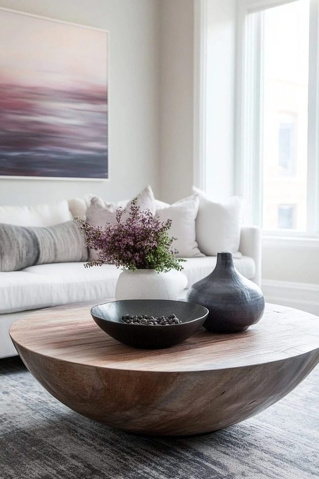 Bold Abstract Coffee Table Art