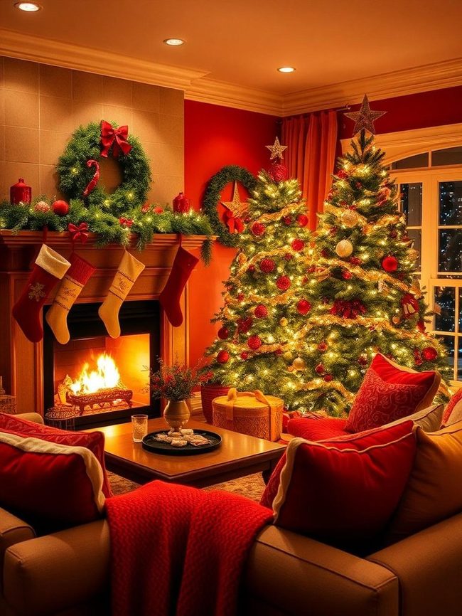 Rich Reds Gold Oranges Warmth