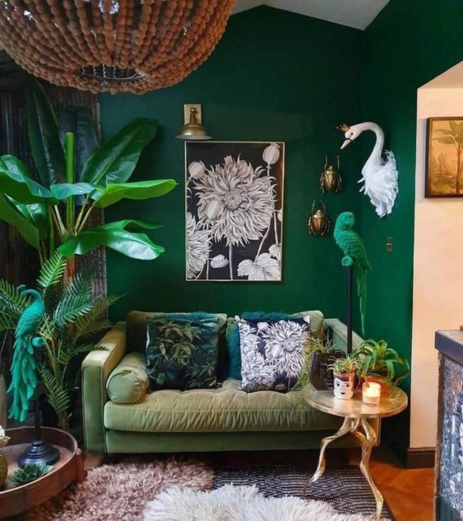 Emerald Walls Meet Golden Beetles
