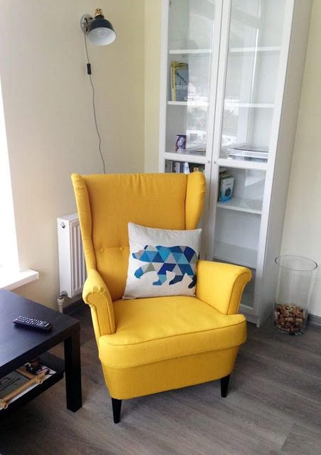 Yellow Chair Reading Corner