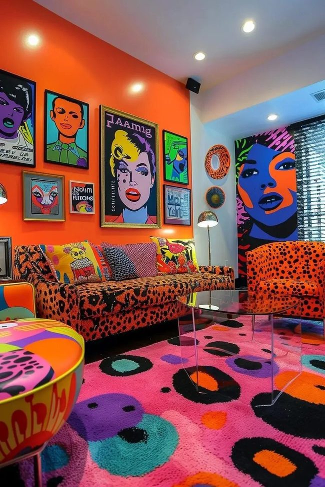 Bright Pop Art Urban Lounge