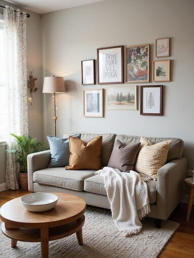 Vintage Finds Transform Budget Living Rooms