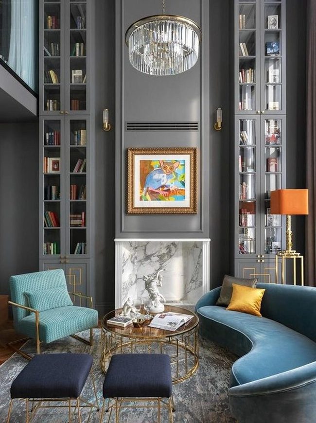 Gold Accents Anchor Luxe Living