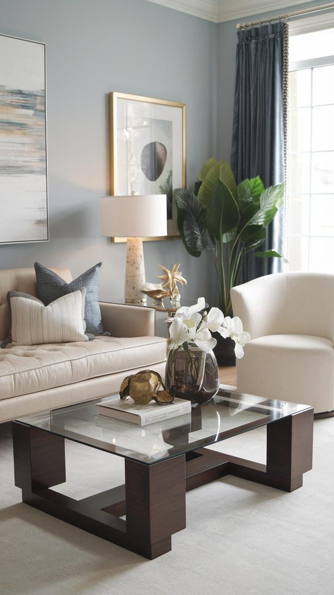 Transparent Coffee Table Opens Spaces