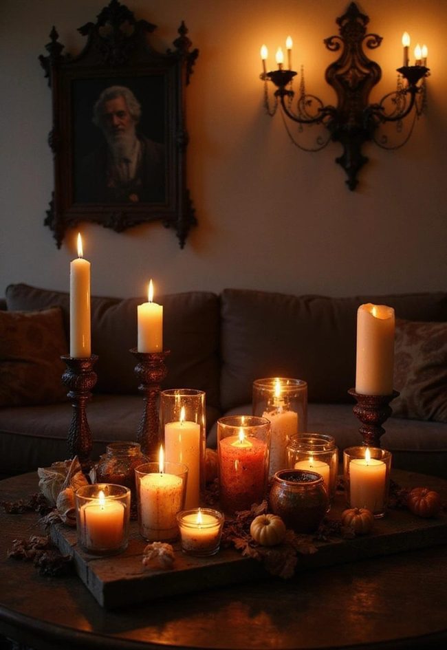 Golden Candlelight Gothic Ambiance