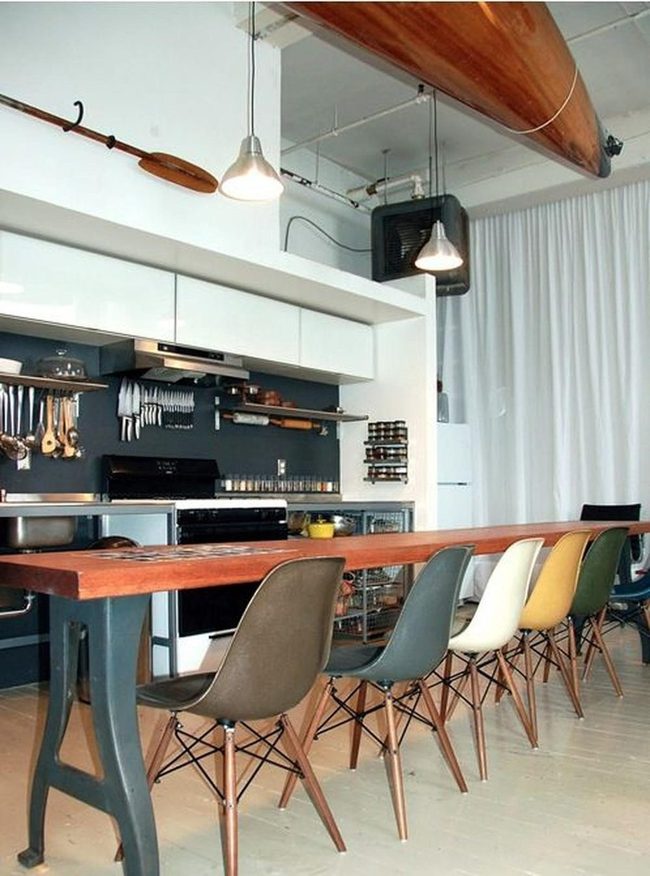 Canoe Ceiling Statement Kitchen