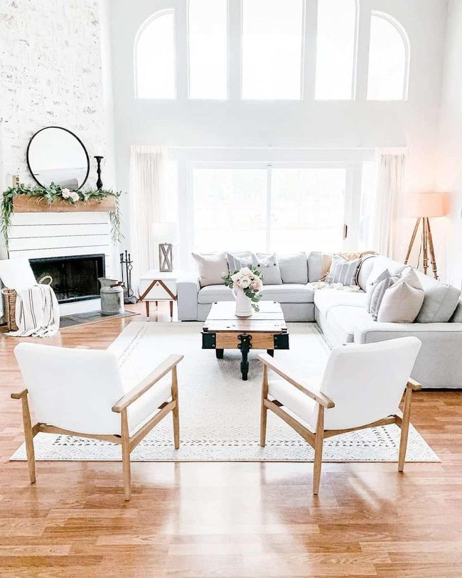 Reclaimed Wood Meets Modern Seating