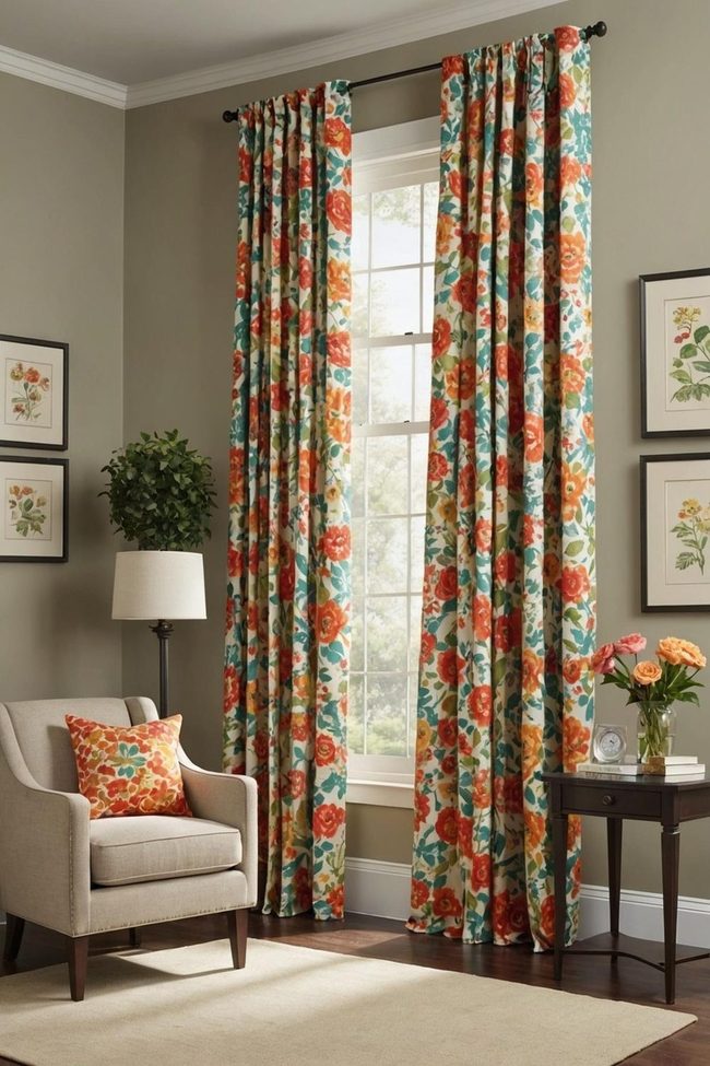 Blooming Garden Curtain Panels