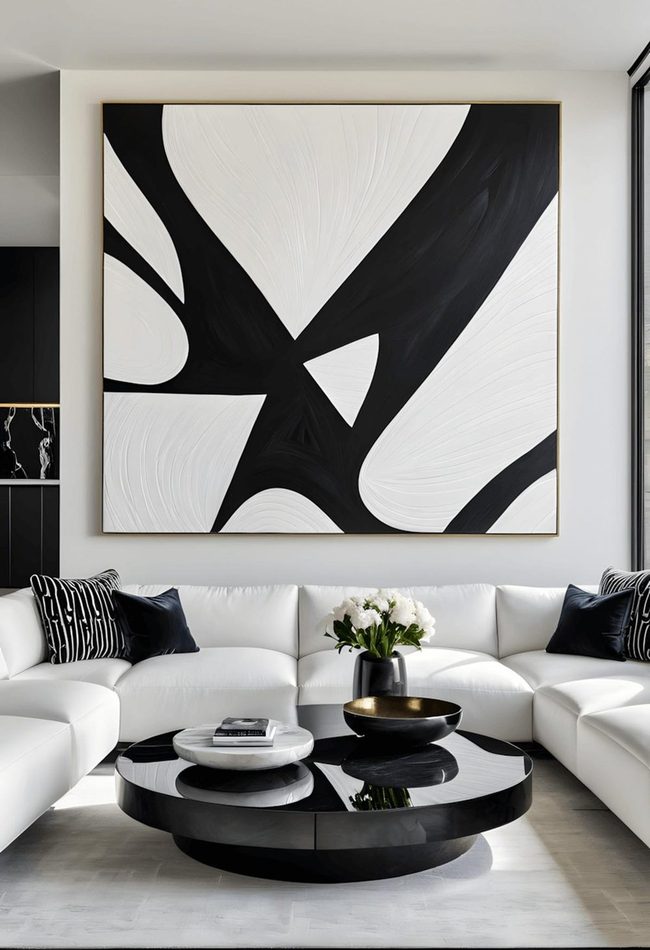 Monochrome Art Statements Home