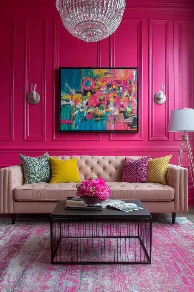 Hot Pink Modern Energy