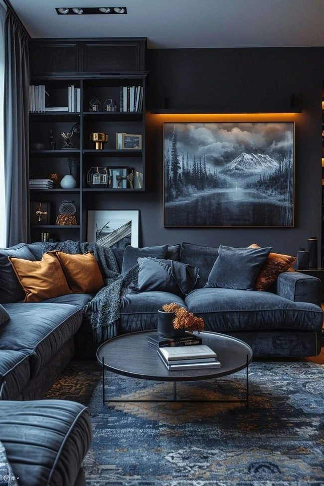 Deep Blue Comfort Seating