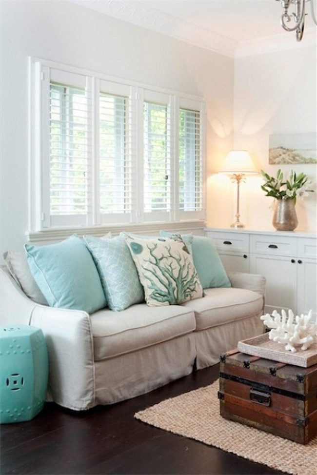 White Coral Chest Living Room