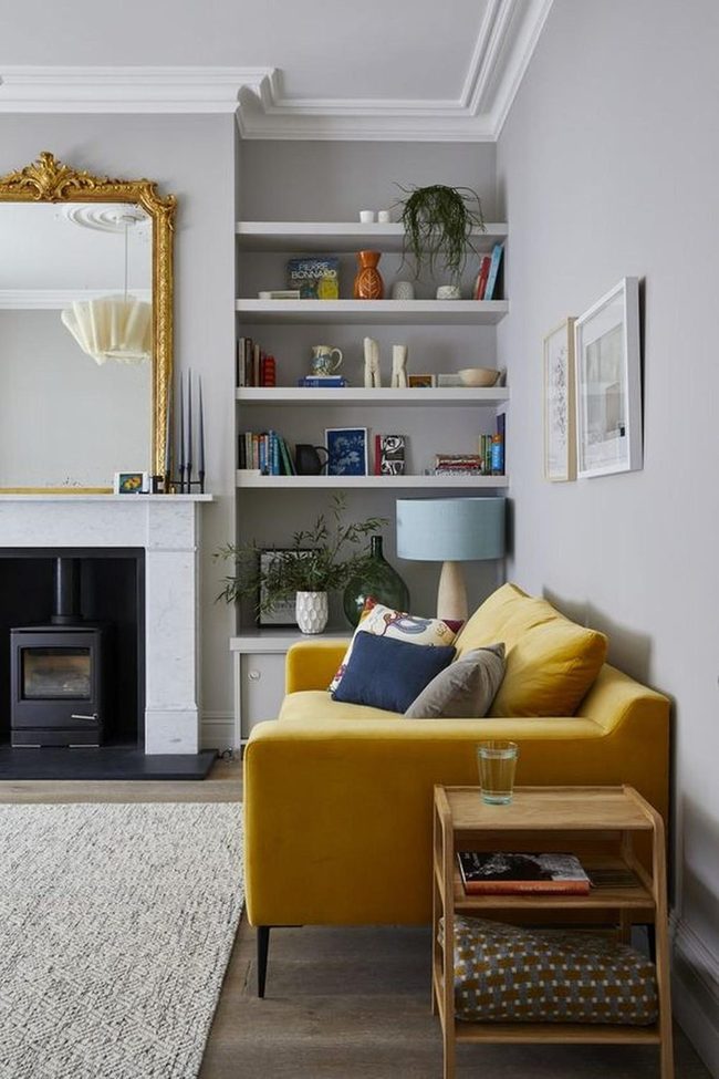Sunny Yellow Sofa Statement
