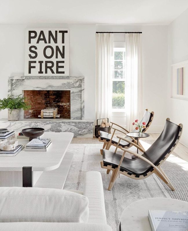 Layered Rugs Define Zones