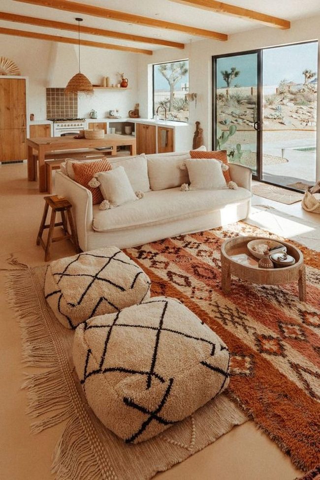Natural Light Through Glass And Wood