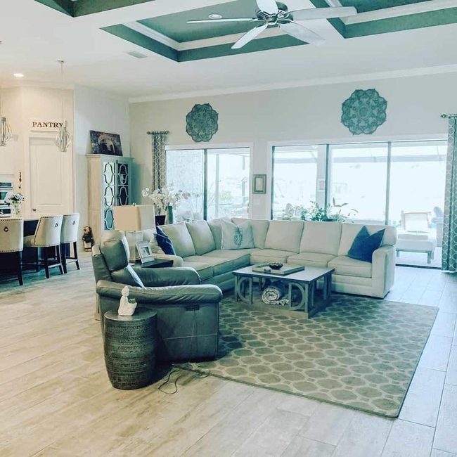Green And White Modern Gathering