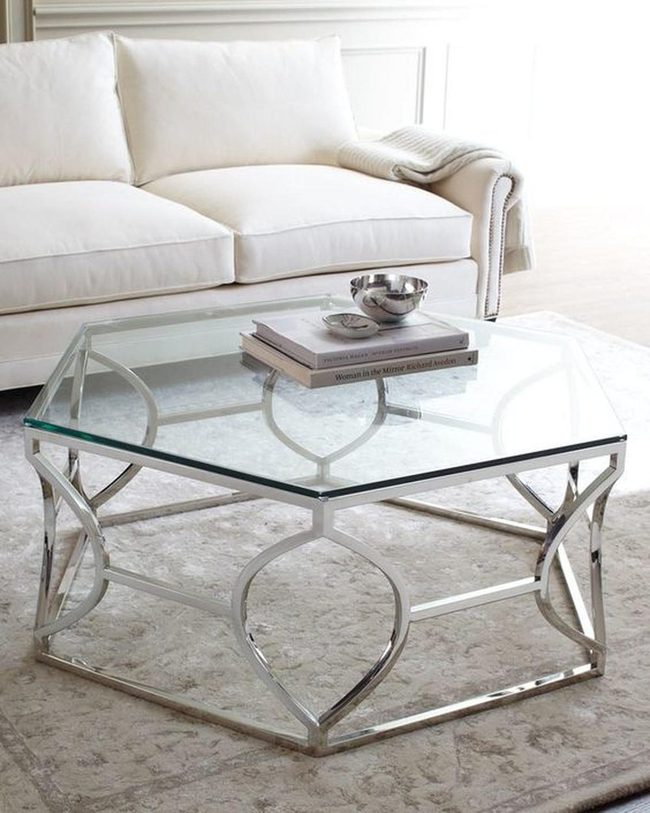 Glass Tables, Metal Legs, Modern Living