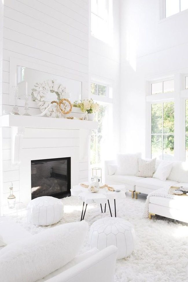 Sunlit Minimalist Living Space