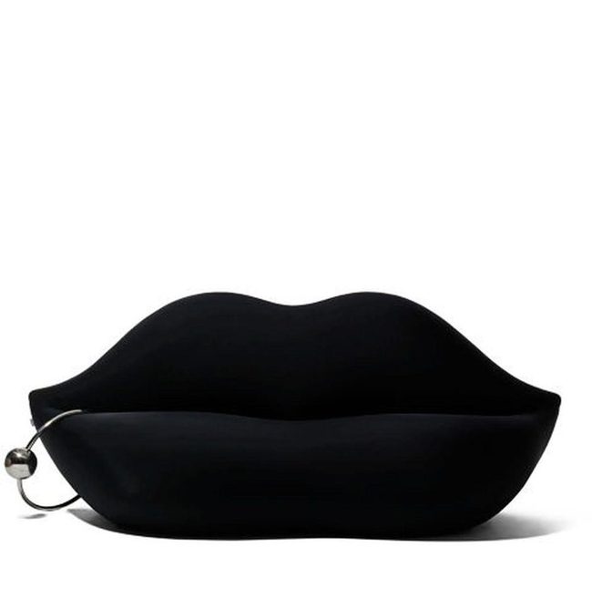 Black Lip Sofa Statement Piece