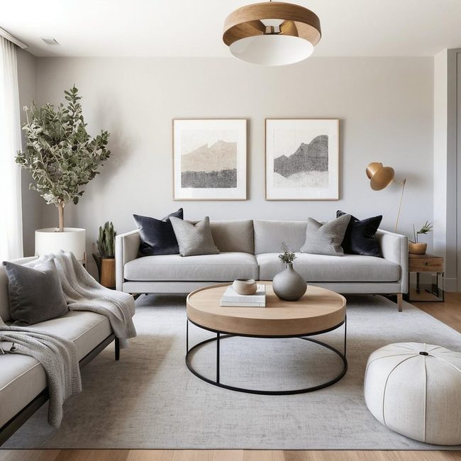 White and Grey Lounge Balance