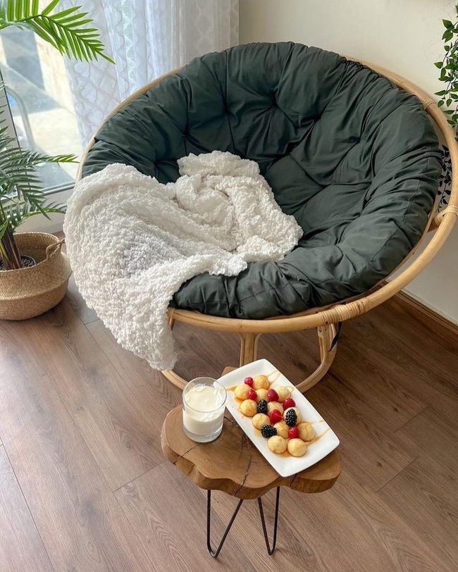 Rattan Round Chair Natural Comfort