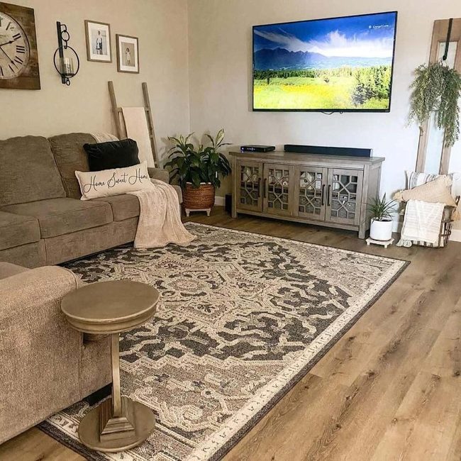 Taupe Couches Natural Wood Balance