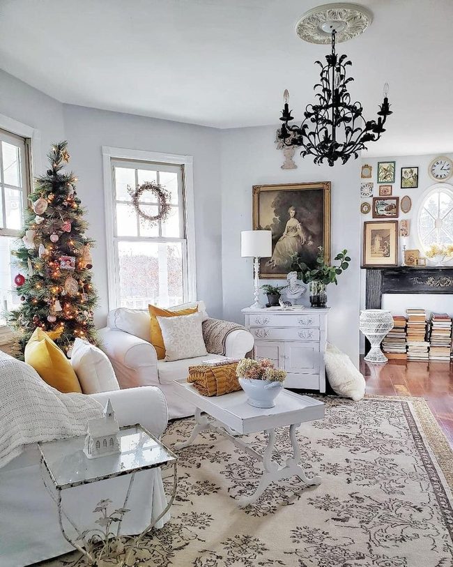 Handmade Ornaments In Bay Window
