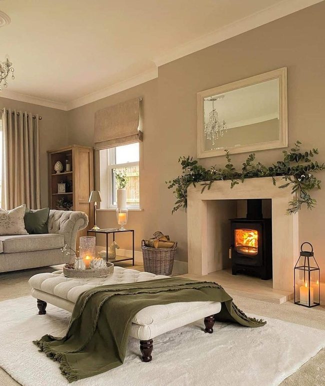 Gray Tufted Living Room Warmth