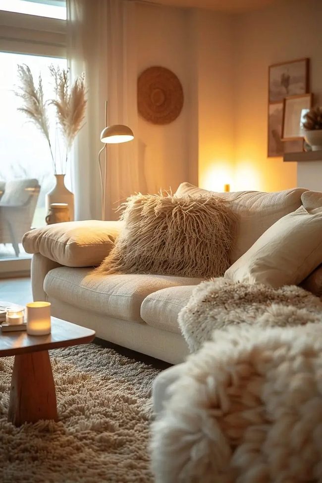 Layered Textures In Neutral Tones