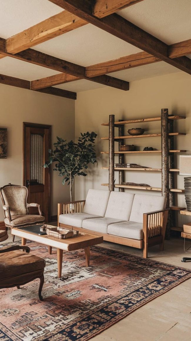 Deep Brown Leather Seating