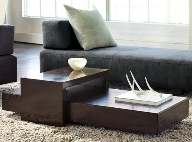 Dark Couch Bright Walls Light Interior