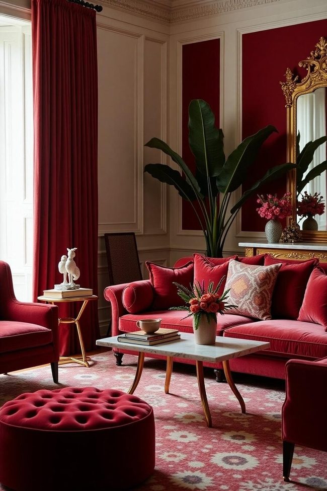 Jewel Tone Velvet Furniture Luxury