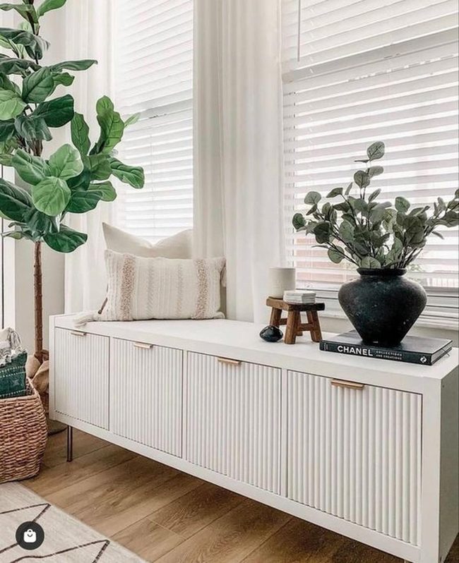 Black Vase, Golden Hardware, Sunlit Corner