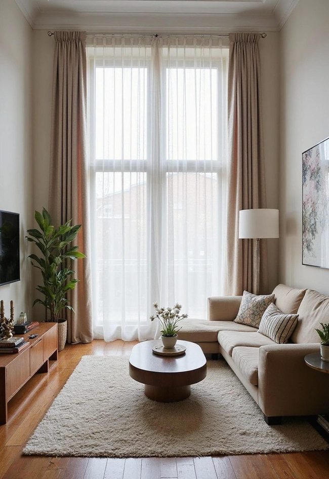 Sheer Curtains In Custom Colors