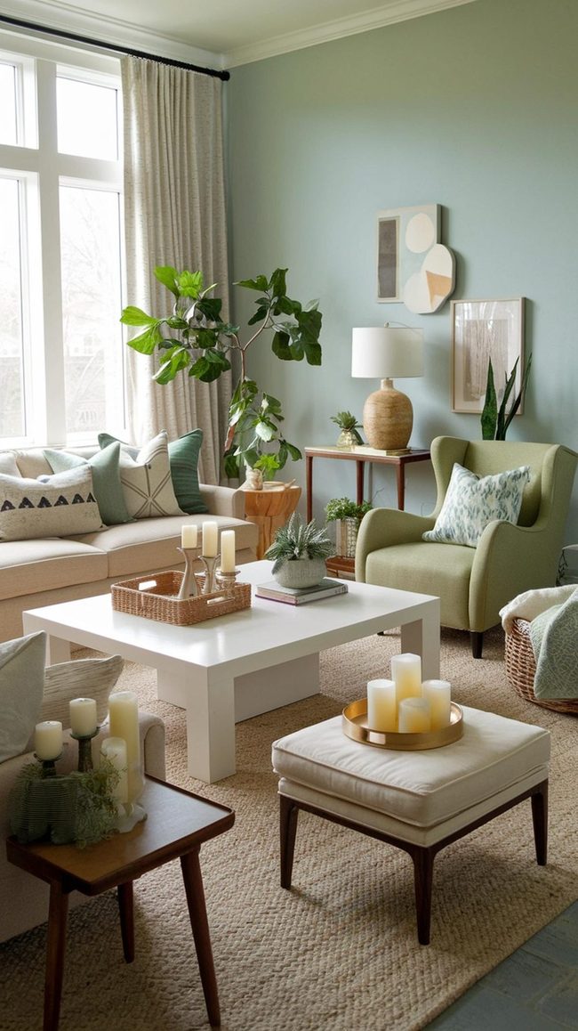 Layered Candlelight and Fresh Scents
