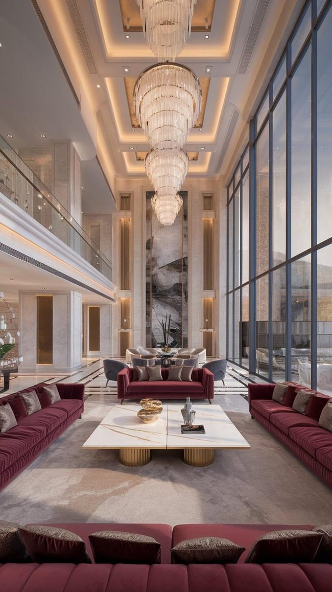 Soaring Ceilings With Massive Windows