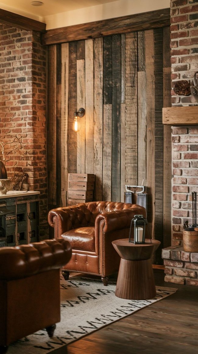 Exposed Brick Meets Modern Living