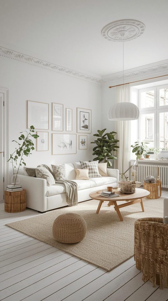 Light Wood And White Scandinavian Simplicity