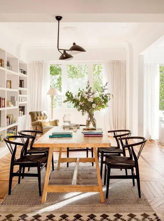 Natural Wood And Sunlit Simplicity