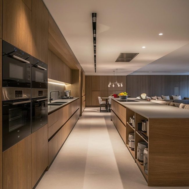 Stainless Steel Meets Vintage Cabinets