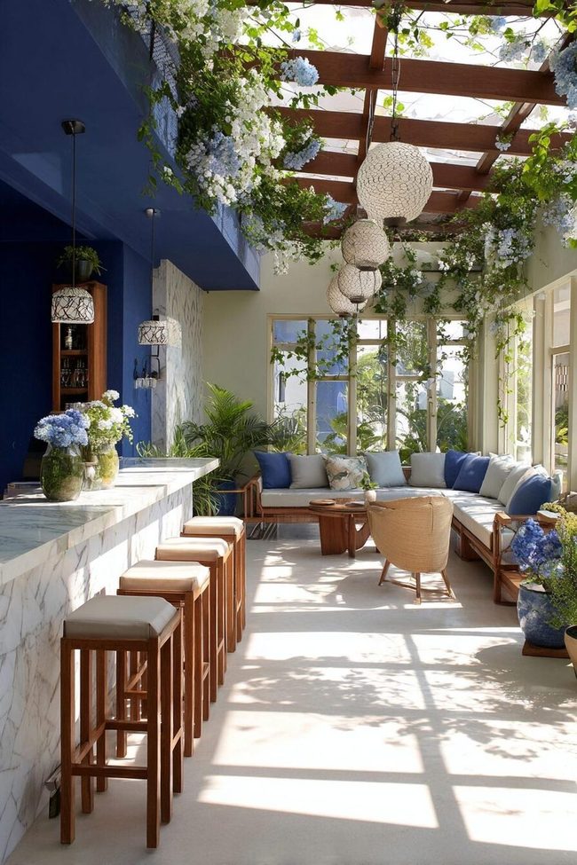 Window Bar Bridges Indoor Terrace Living