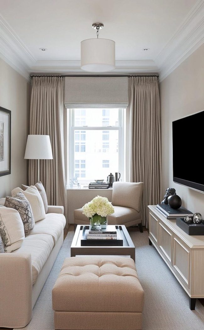 Small Space Plush Seating