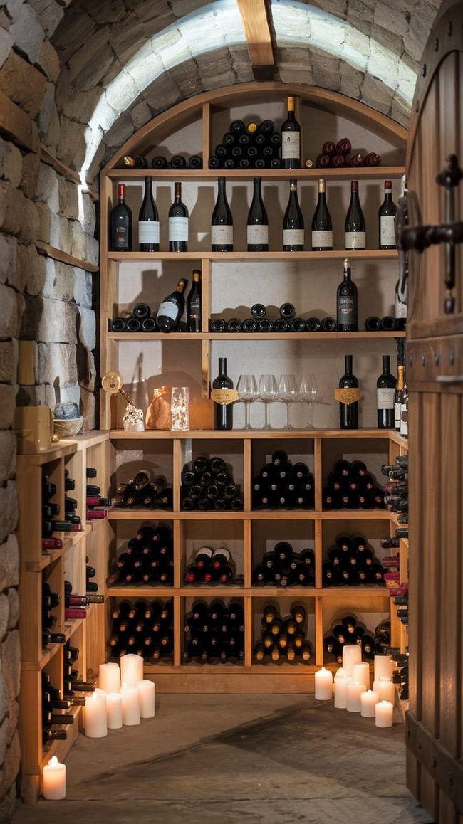 Burgundy Brick Wine Vault