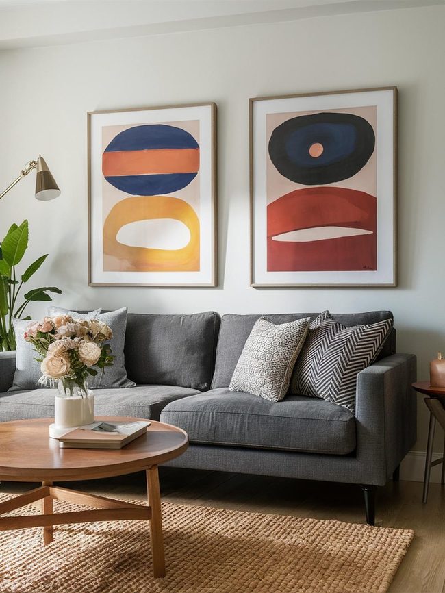 Black Geometric Wall Collection