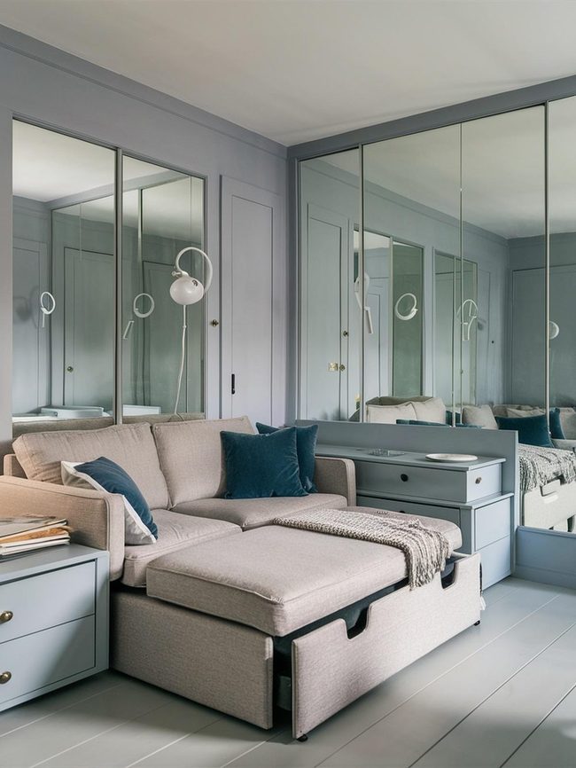 Cool Grays Expand Small Spaces
