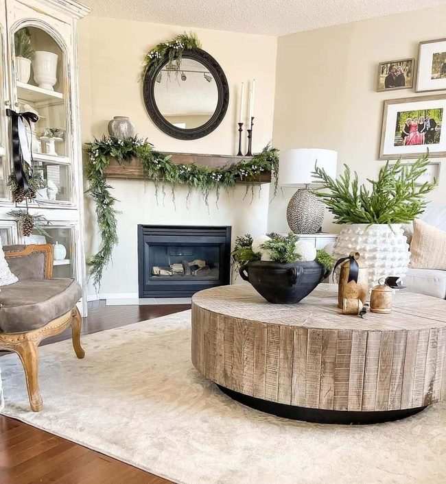Wood And Brass Living Room Essentials