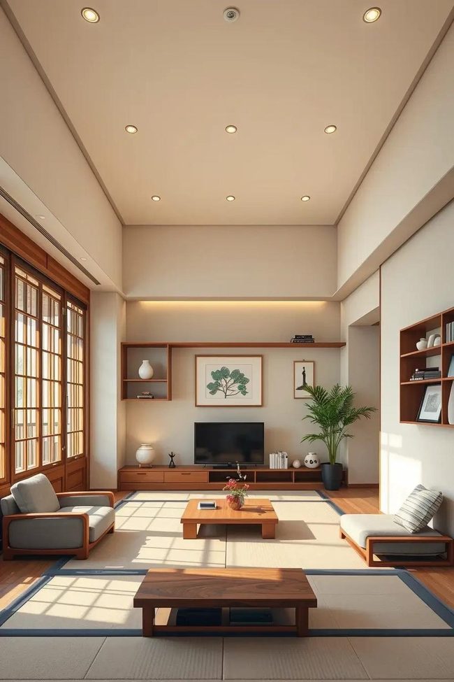 Minimalist Japanese Spatial Flow