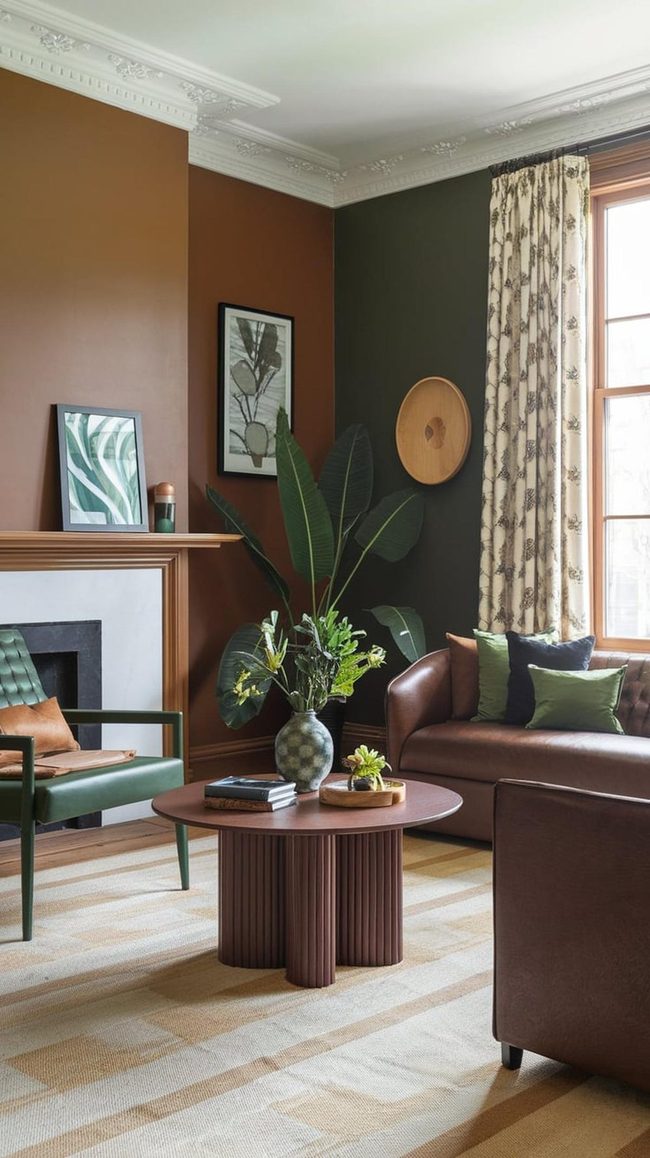 Brown Wicker Green Plant Paradise
