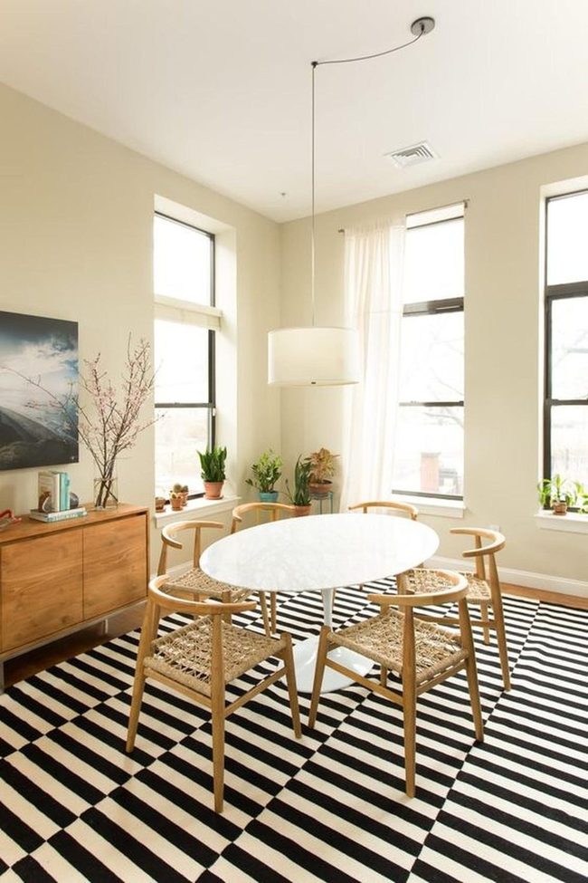 Monochrome Stripes Meet Modern Light