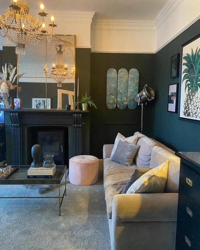 Deep Jewel Walls, Soft Luxury